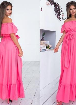 Стильное длинное платье разные цвета2 фото