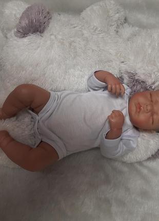 Спящая реалистичная кукла реборн 47 см, пупс похожий на новорожденного ребенка, красивый малыш с мягким телом4 фото