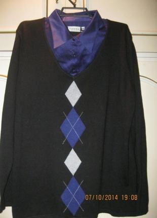 Свитер обманка на женщину 42 размера