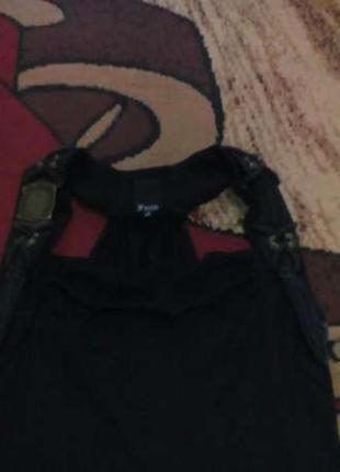 Оригинальное черное платье, туника, м2 фото
