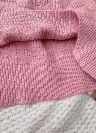 Стильный женский свитер оверсайз с разрезом 42/467 фото