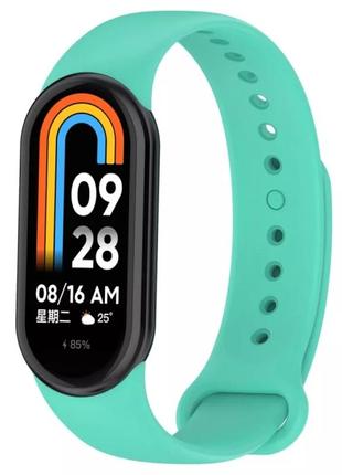 Ремінець для фітнес браслета xiaomi mi band 8 бірюзовий1 фото