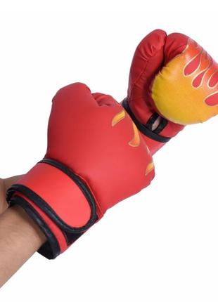 Дитячі боксерські рукавиці. рукавиці для тренувань з карате. дихаючі