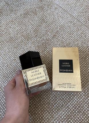 Парфум noble leather, ysl, ніша, 80 ml, новий