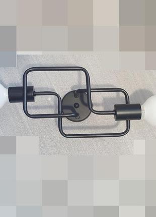 Люстра на дві лампи 3d