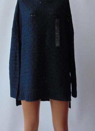 Удлиненный ажурный свитер oversize yessica c&a евро 48-50