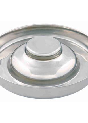 Посуд для собак trixie миска металевий для цуценят 4 л/38 см (4011905252827)1 фото
