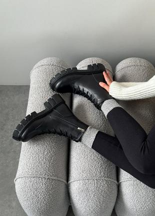 Зимние кожаные ботиночки ❤️ украинский производитель 🇺🇦2 фото