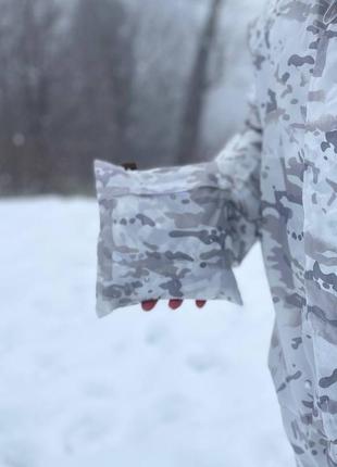 Маскировочный костюм мультикам белый / мультикам снег / мультикам alpine10 фото