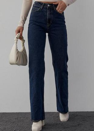 Жіночі джинси з необробленим низом