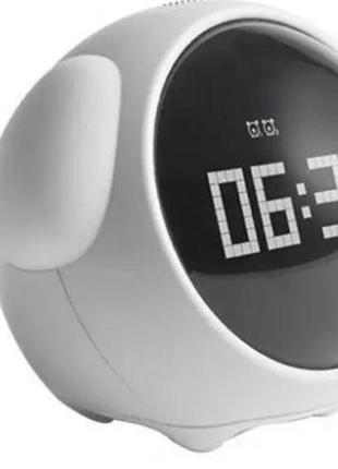 Настольные часы будильник emoticon emoji ночник2 фото
