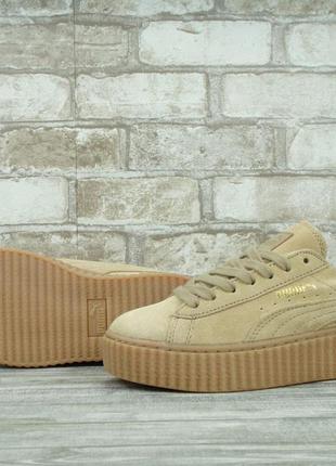 Кросівки puma rihana suede creeper1 фото