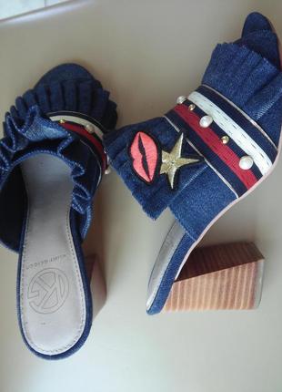 Kurt geiger джинсові мюлі