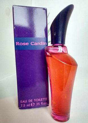 Rose by cardin pierre cardin, винтажная миниатюра, туалетная вода, 7,5 мл3 фото