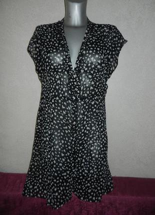 16/48/l*atmosphere*чорний халатик,туніка,сукня,парео нова