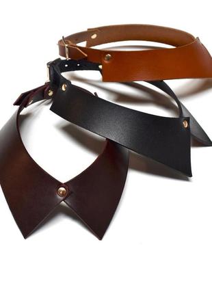 Чокер воротничок . колье воротник из плотной натуральной кожи