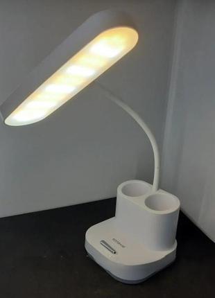 Настільна світлодіодна лампа digad 1958 led з акумулятором shopmarket3 фото
