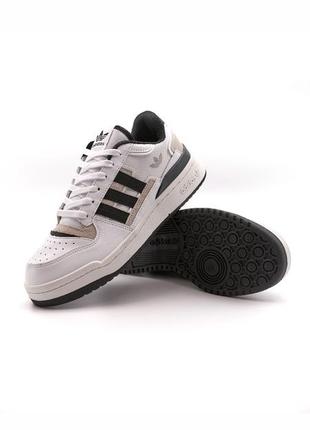 Чоловічі кросівки адідас форум лов adidas forum low black white