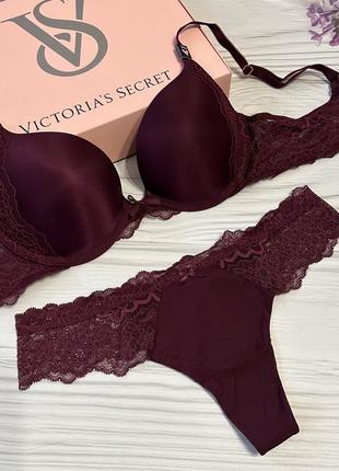 Комплект білизни victorias secret оригінал пуш ап вікторія сікрет