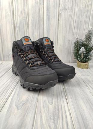 Merrell vibram high winter black orange