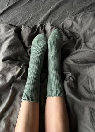 Жіночі високі вовняні зимові термо шкарпетки корона в рубчик 36-41р.асорті.9 фото