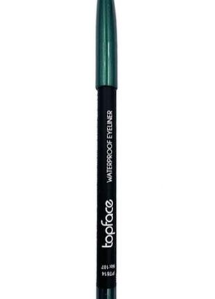 Олівець для очей водостійкий waterproof eyeliner бренда topface1 фото