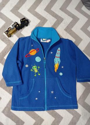 Флисовая кофта на молнии 98 см