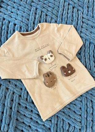 Кофточка с объемной аппликацией🧸