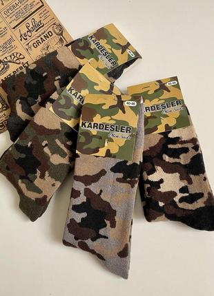 Чоловічі зимові високі махрові шкарпетки кардешлер 40-46р. military.туреччина.