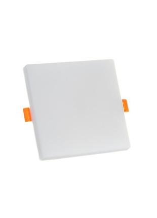 Світлодіодний світильник ester 12вт 5000к ip20 квадратний