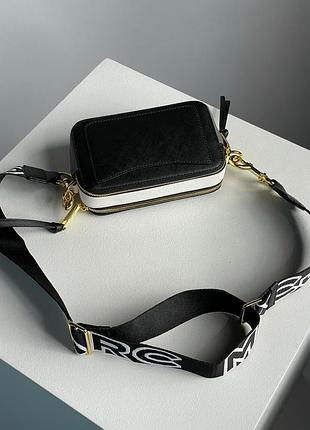 Сумка кроссбоди marc jacobs the snapshot black/multi premium