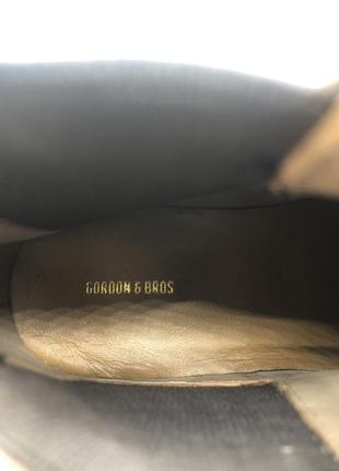 Замшевые рыжие челси gordon &amp; bros