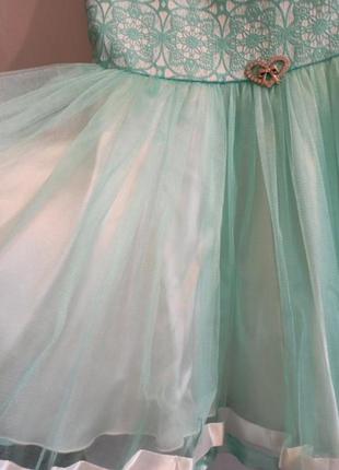 Праздничное платье на выпускной в садик3 фото