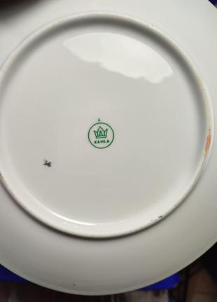 Тарілка від столового чайного сервізу гдр kahla польши столові великі не глибокі тарілки10 фото
