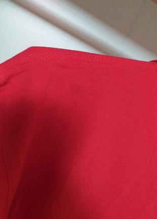 Красная мужская футболка поло3 фото