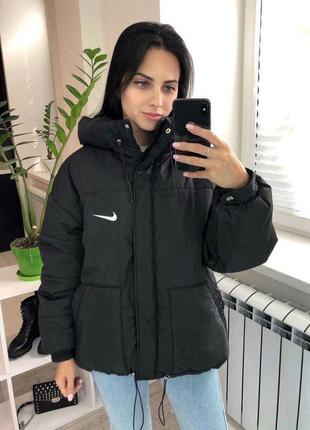 Теплий зимовик пуховик куртка найк