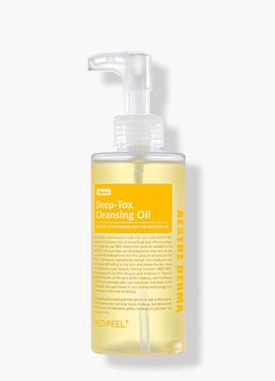 Вітамінна антиоксидантна веганська очищуюча гідрофільна олія medi peel vegan vitamin deeptox cleansing oil, 200 мл1 фото