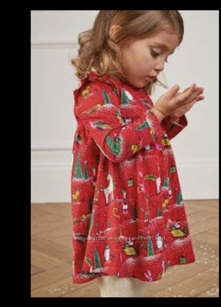Суеня плаття next новорічне на 2 роки 92 см на дівчинку