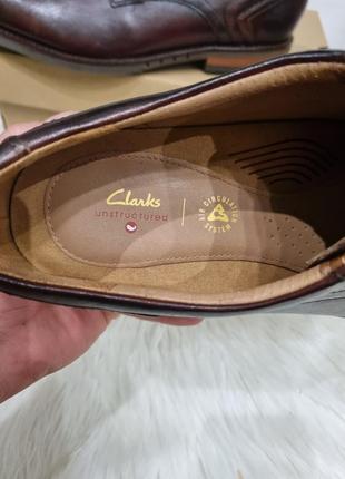 Кожаные туфли clarks6 фото