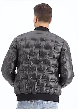 Чоловічий пуховик бомбер guess s чоловіча зимова куртка