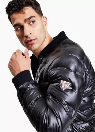 Мужская зимняя куртка guess бомбер пуховик