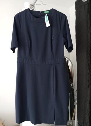 Классическое темно-синее платье м1 фото