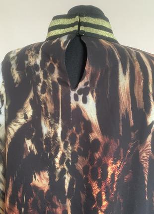 Женская шифоновая блуза на подкладке6 фото