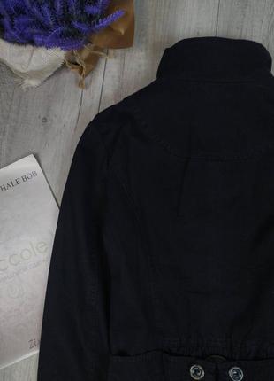 Джинсовый пиджак женский holdluck fashion чёрный размер м5 фото