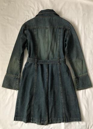 Сукня у стилі 70. зеленкуватий денім7 фото