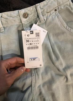 Джинсы zara slouchy jeans4 фото