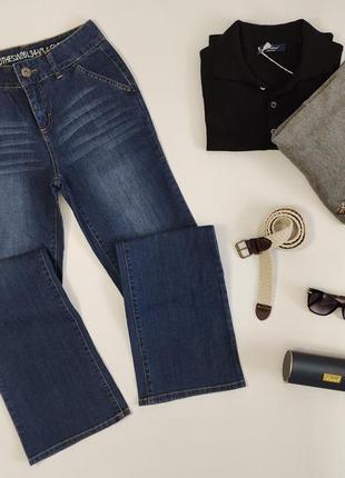 Женские стильные джинсы клеш vila clothes, р.xs/s