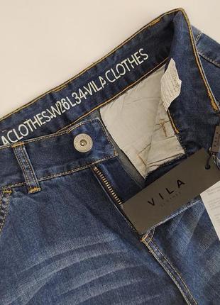 Женские стильные джинсы клеш vila clothes, р.xs/s10 фото