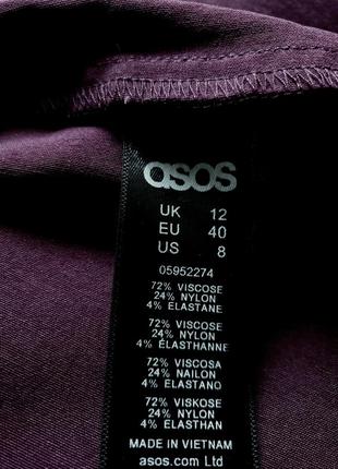 Стречевая миди юбка карандаш asos 12 uk2 фото