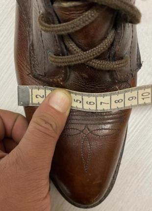Кожаные ботинки leather appers.размер 41-42.ботинки,сапоги9 фото